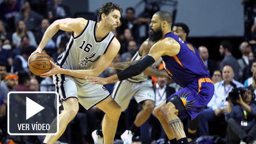 Pau Gasol ante Tyson Chandler.