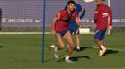 El Barcelona regresa a los entrenamientos todavía sin internacionales