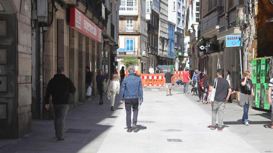 Avances en San Andrés: abre al tránsito peatonal el tramo entre las calles Sol y Torreiro