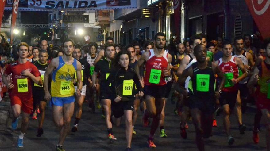 Salida de la pasada edición de la San Silvestre Eldense.