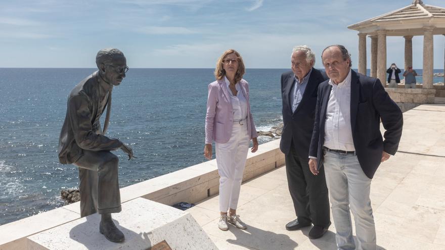 S'Agaró inicia la celebració del seu centenari amb la inauguració de l'escultura d'homenatge Josep Ensesa