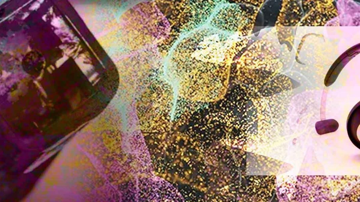 Recreación artística del dispositivo interactuando con el cerebro.