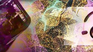 Recreación artística del dispositivo interactuando con el cerebro.