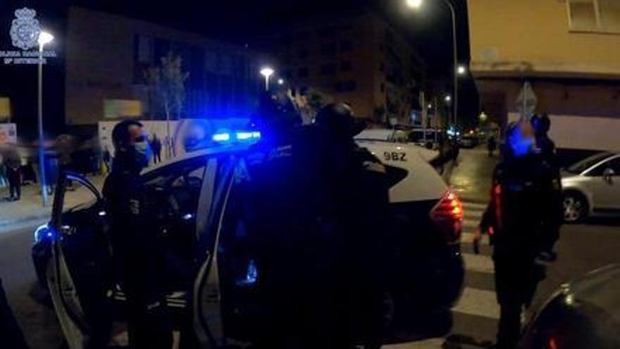 Tres detenidos en Palma por propinar una brutal paliza a un joven y romperle huesos de la cara para robarle