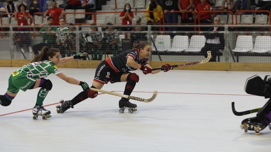 El Telecable Hockey supera a un rocoso Voltregá (3-1) y ya está en semifinales de la Copa de la Reina