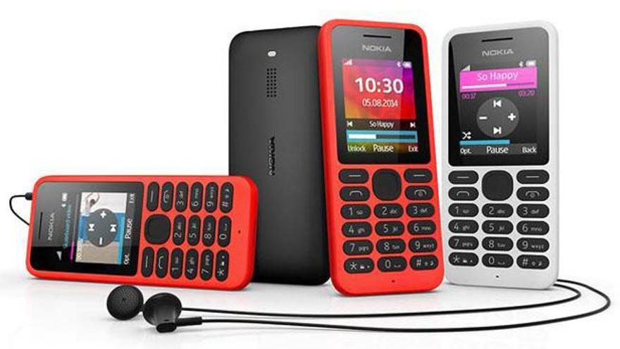 El Nokia 130 está en diferentes colores.