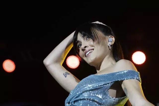 Aitana, en uno de sus últimos conciertos