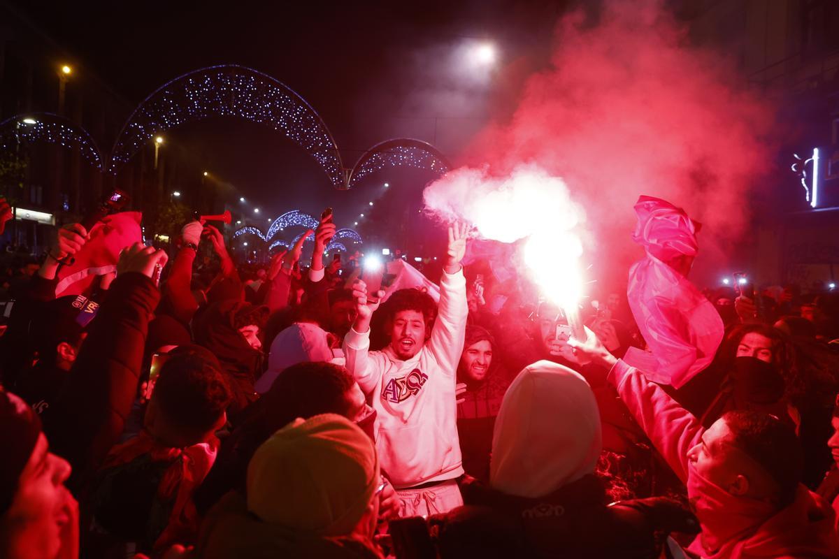 18 detenidos en Bruselas tras la victoria de Marruecos en el Mundial