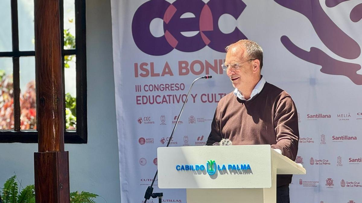 El alcalde, en la presentación del congreso.