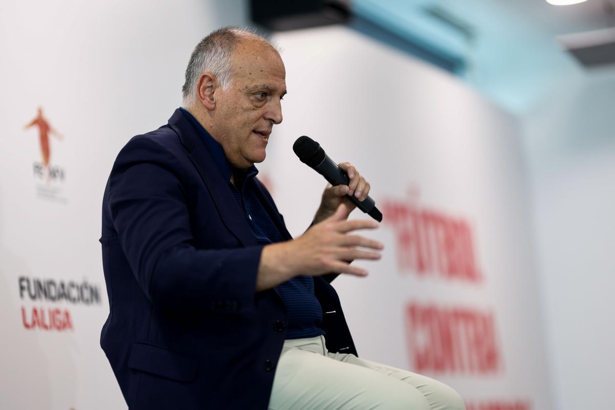 Tebas valora la renuncia de Rubiales y pide centrarse en reparar el daño reputacional