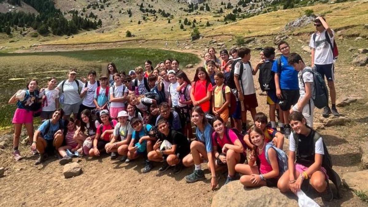 Hubo un total de 45 niños y niñas del Campo de  Cariñena.
