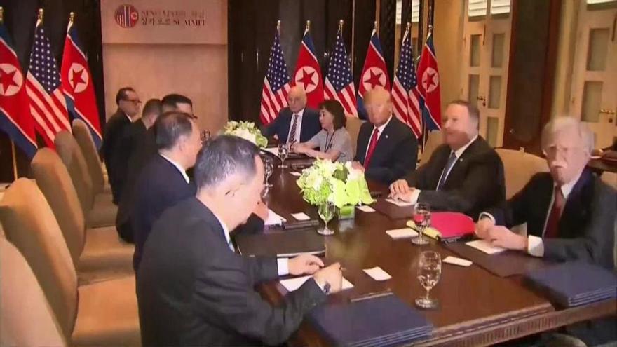 Trump, antes de su segunda reunión con Kim: "Todo va muy bien"