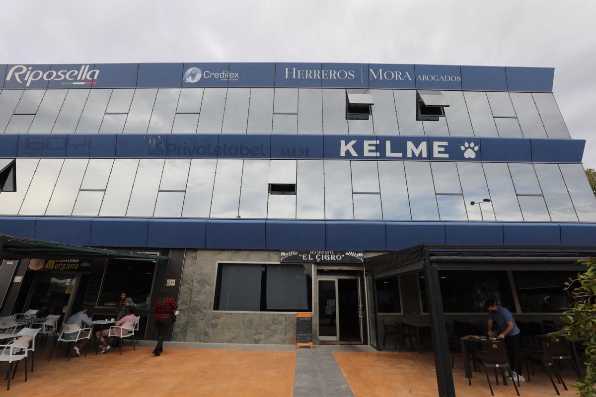 La sede de Kelme en el Parque Empresarial de Elche.