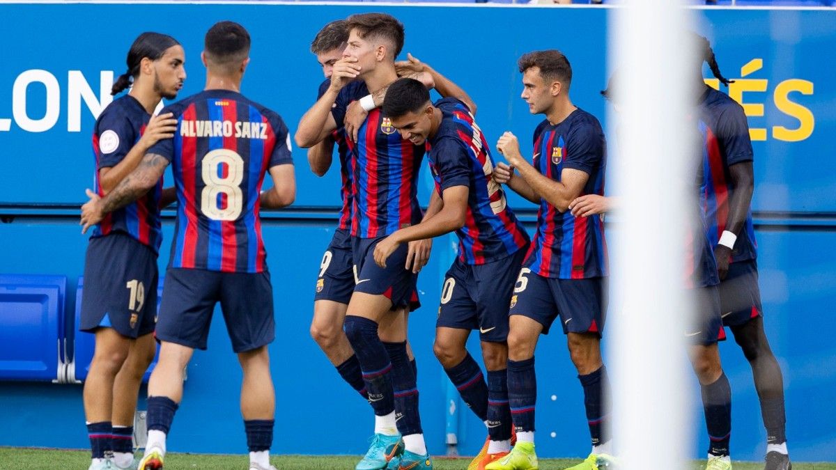 Gol del Barça Atlètic ante el Castellón