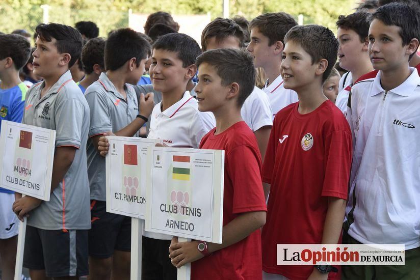 Inauguración del Campeonato Nacional de Tenis Alevín en el Club Cordillera