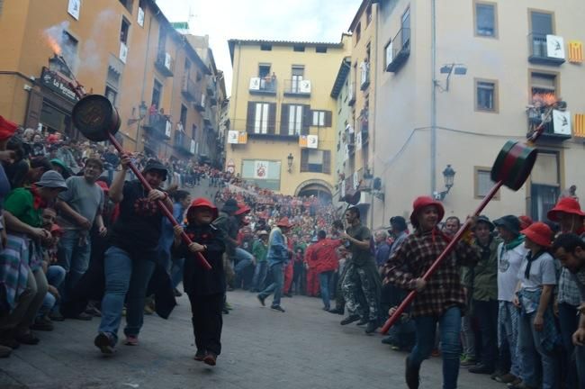 La passada de Patum de dimecres a la nit