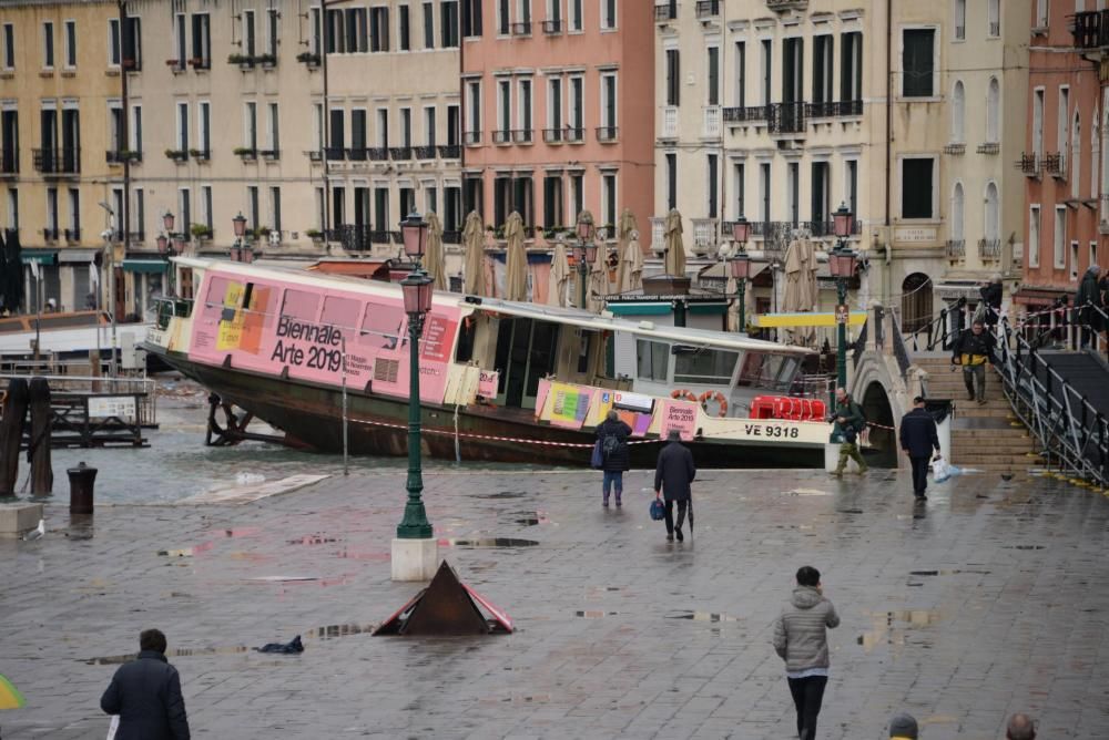 Graves inundaciones en Venecia