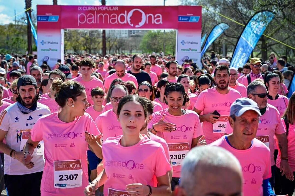 Más de 4.500 personas participaron en la novena edición de la Carrera PalmaDona