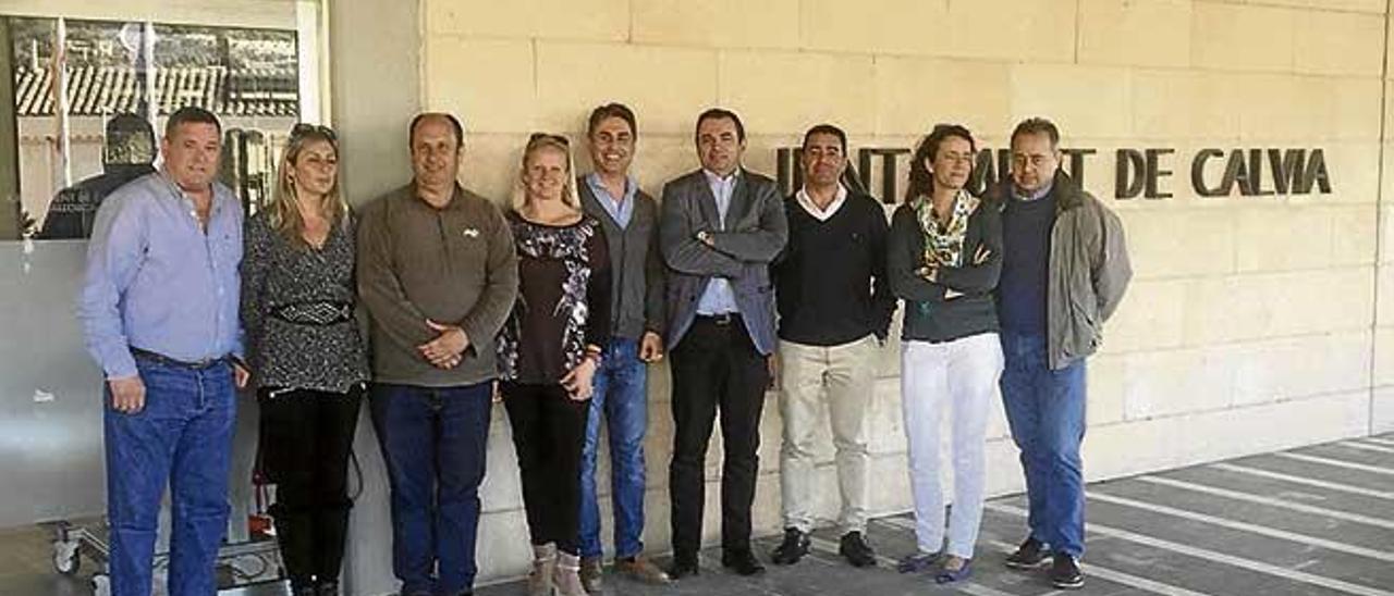 El Grupo Popular se reunió ayer en el Consistorio.