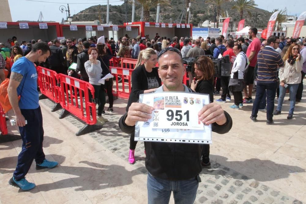 Entrega de dorsales para la Ruta de las Fortalezas de Cartagena