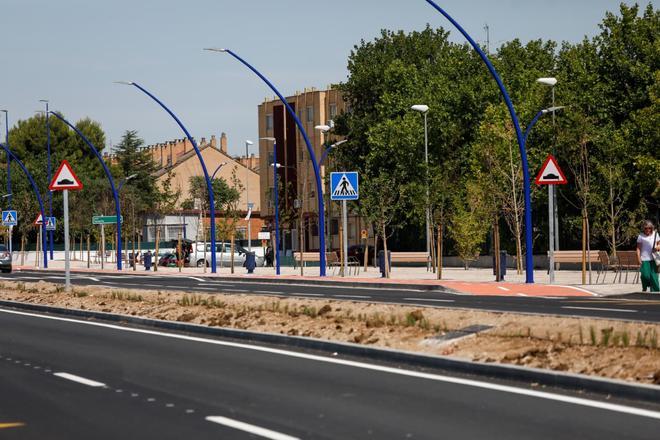 En imágenes I Utebo estrena su nueva avenida de la N-232 tras terminas las obras