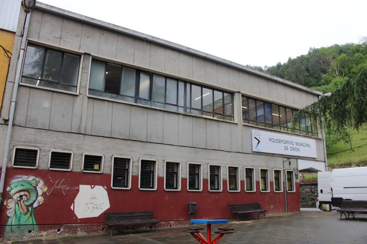 Polideportivo de Oñón en Mieres inicio de las obras