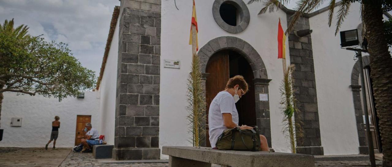 Ermita de El Socorro, en el caserío de Güímar.