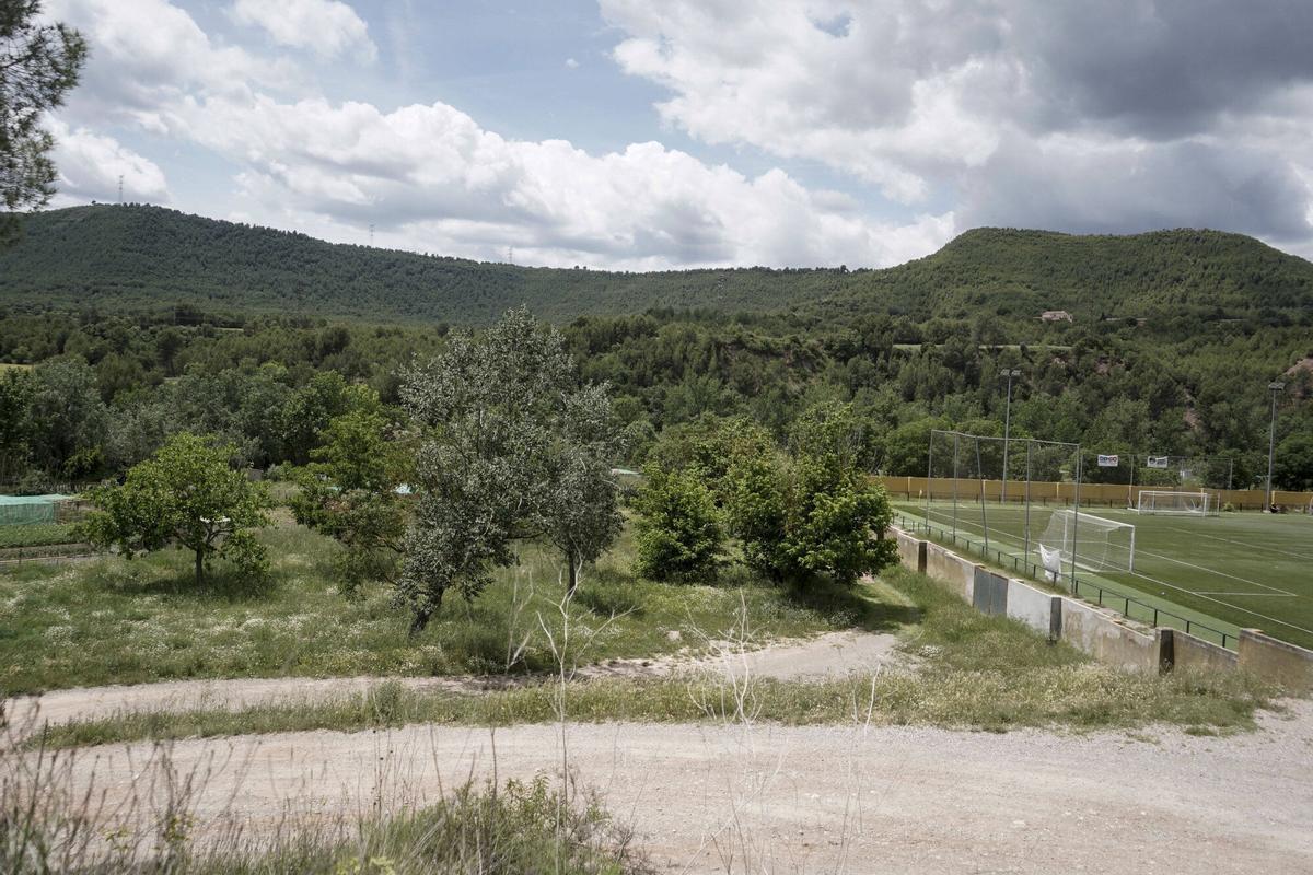 Imatge de la Font, a Callús, on es vol fer una nova zona verda