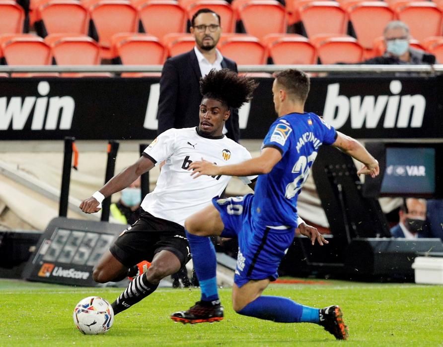 Valencia - Getafe: Las mejores fotos del partido