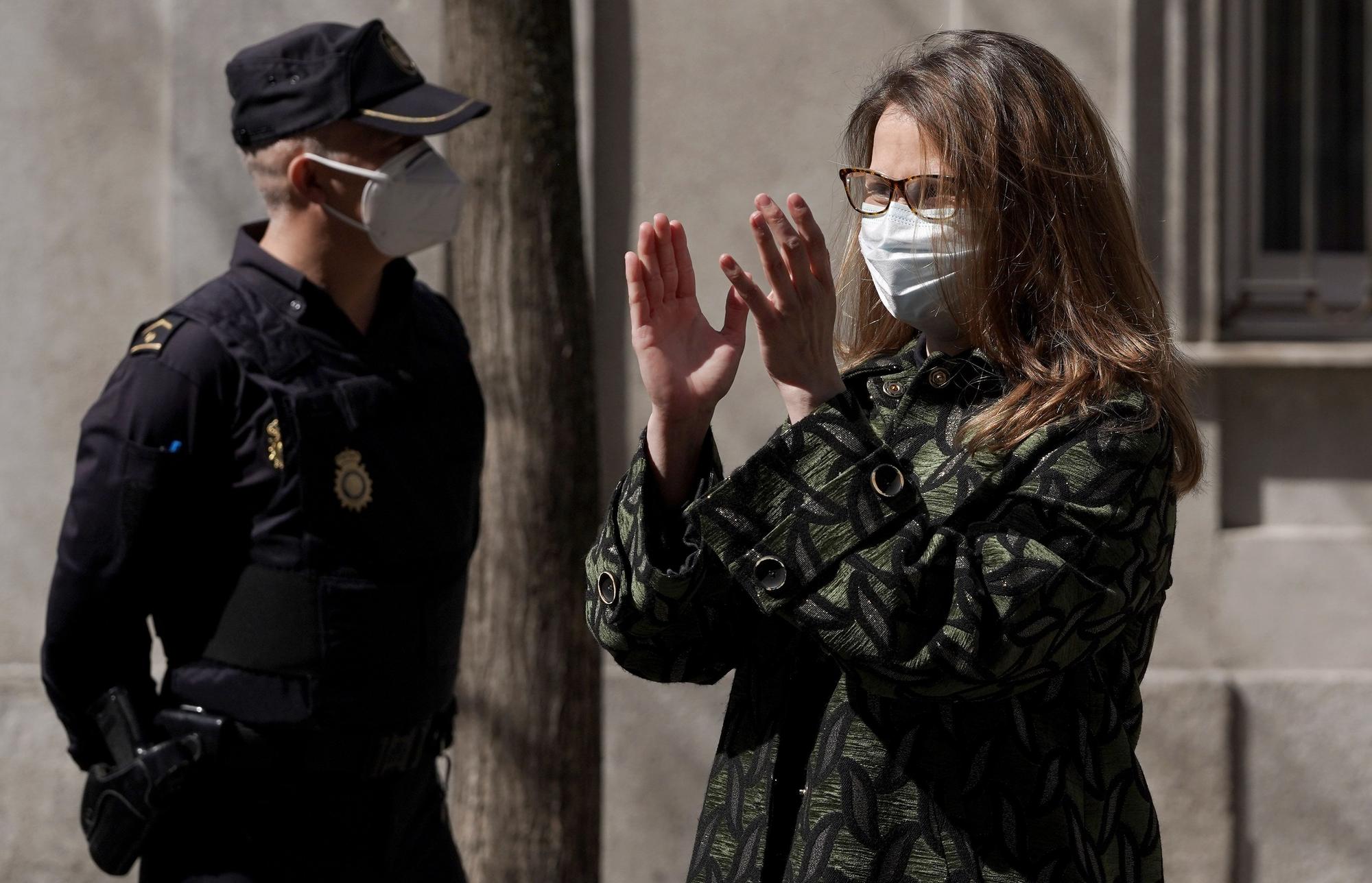 Meritxell Serret en el Tribunal Supremo. FOTO: JOSÉ LUIS ROCA