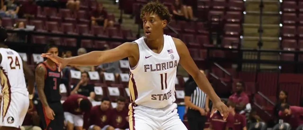 Baba Miller, en un partido con Florida state