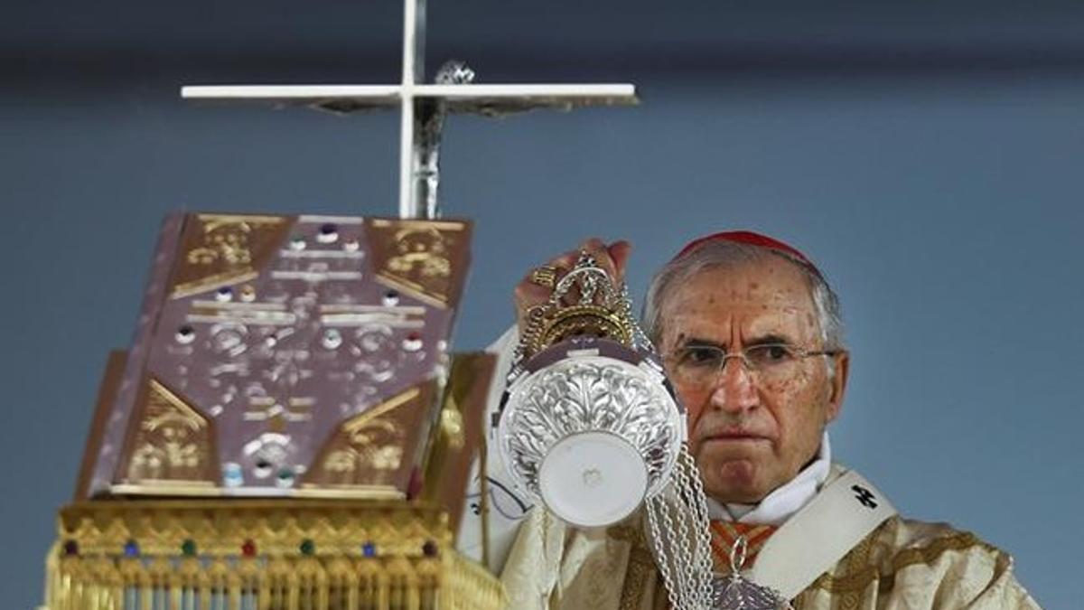 Rouco Varela, durante la celebración de la Misa de las Familias.