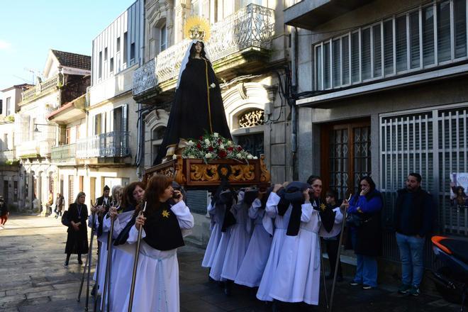 El Cristo Resucitado cierra la Semana Santa de Cangas