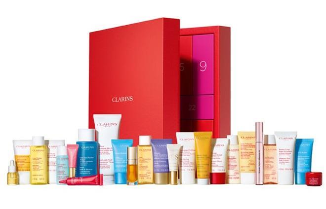 Calendario de Adviento 24 sorpresas de Clarins