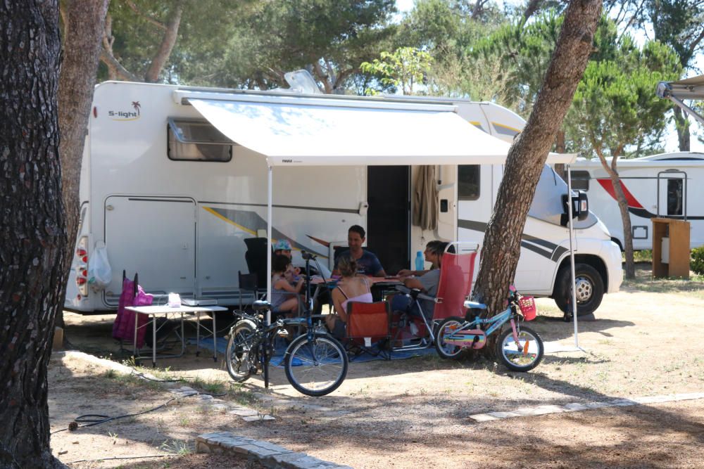 L'únic càmping obert de la Costa Brava