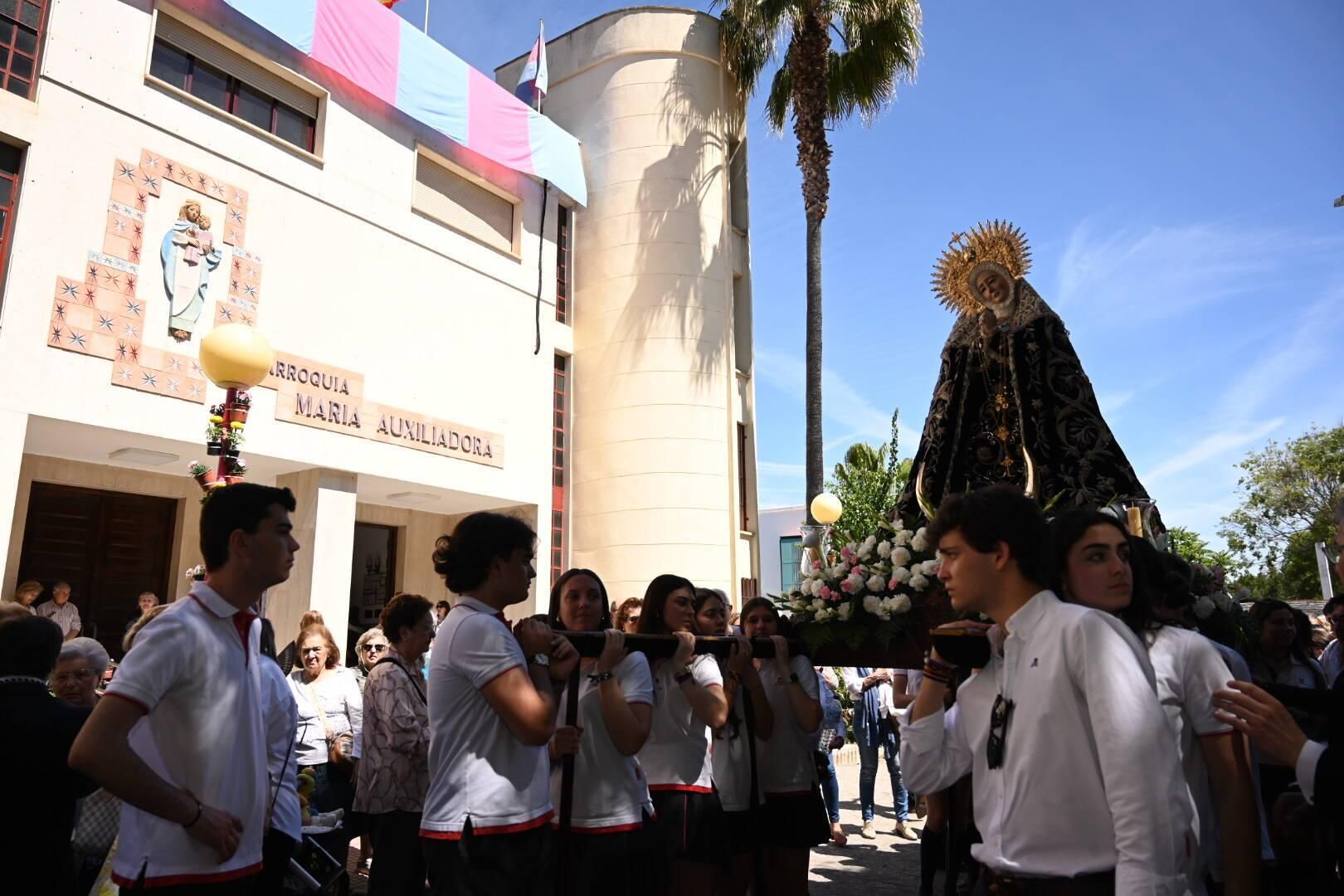 EN IMÁGENES | La Soledad visita María Auxiliadora por primera vez en su historia