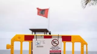 Puerto de la Cruz cierra Playa Jardín por cuarta vez este año debido a la contaminación por vertidos de aguas residuales