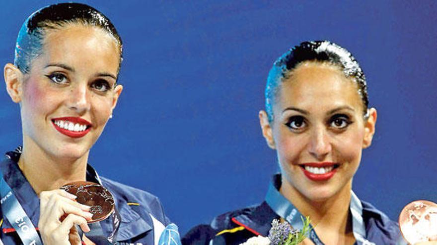 Carbonell y Crespí, con su bronce en el Mundial de Barcelona.