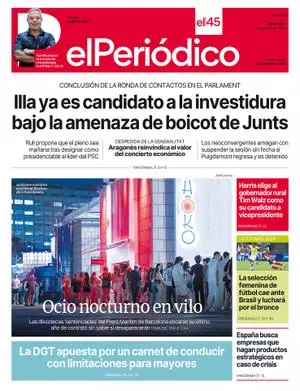 La portada de EL PERIÓDICO del 7 de agosto de 2024