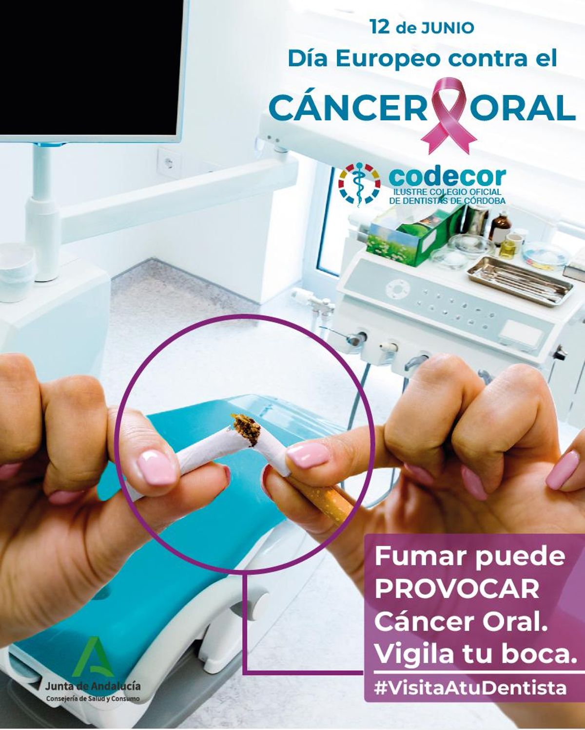 El 90% de las lesiones cancerígenas orales están relacionadas con el consumo de tabaco y alcohol.