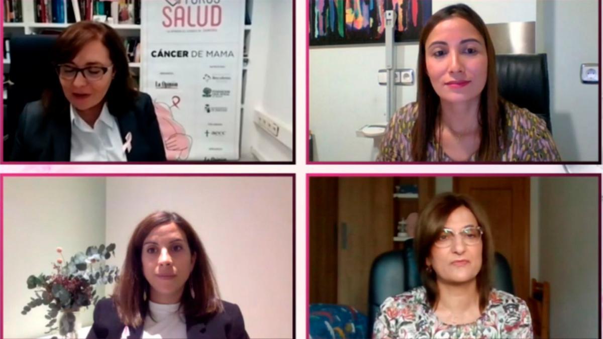 Participantes en la jornada online sobre el cáncer de mama, organizada por LA OPINIÓN-EL CORREO DE ZAMORA dentro de los Foros de Salud.
