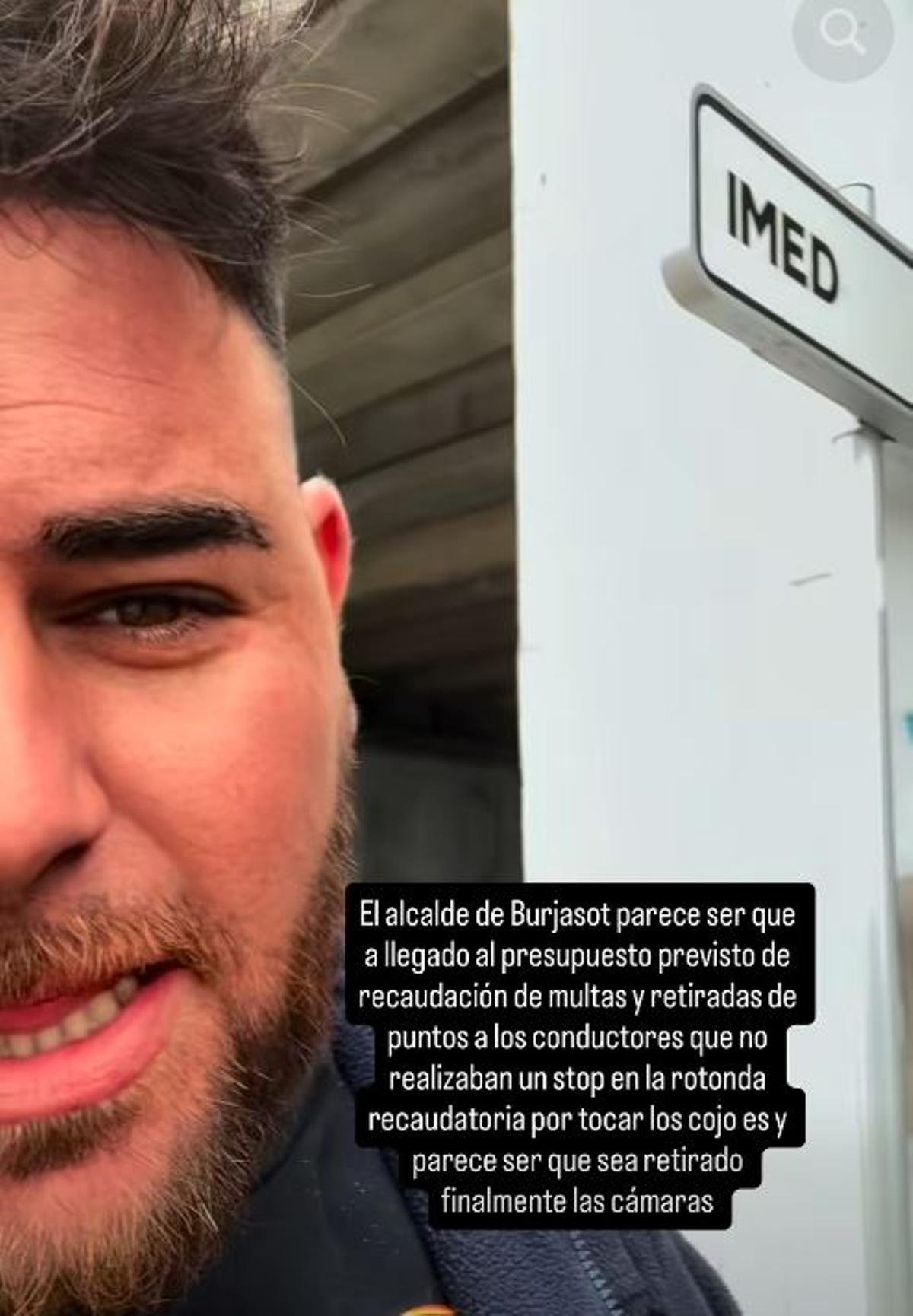 Una captura del vídeo en las redes sociales.