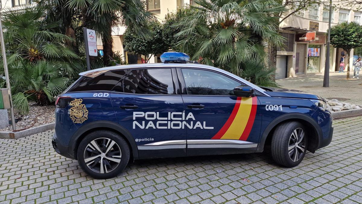 Coche de la Policía Nacional de Vigo.