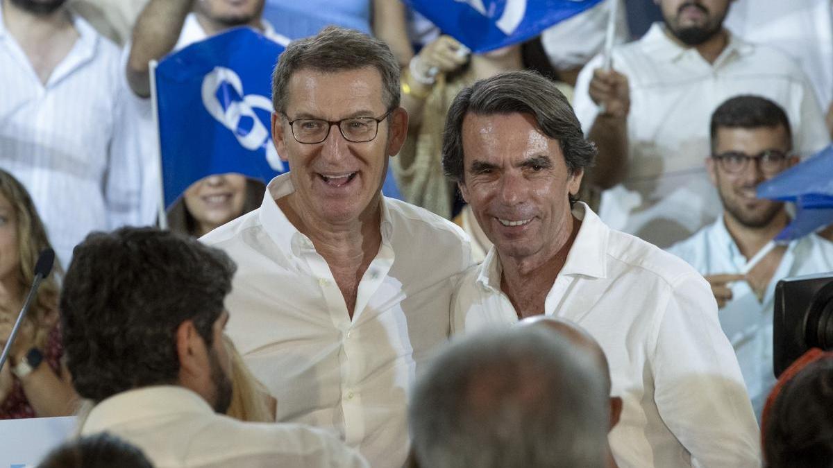 Feijóo y Aznar