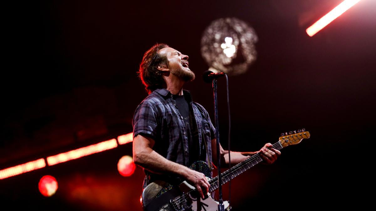 Eddie Vedder, durante un concierto