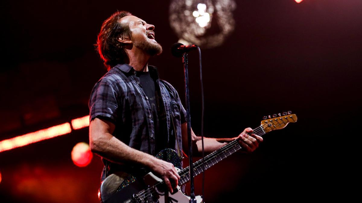 Eddie Vedder, durante un concierto
