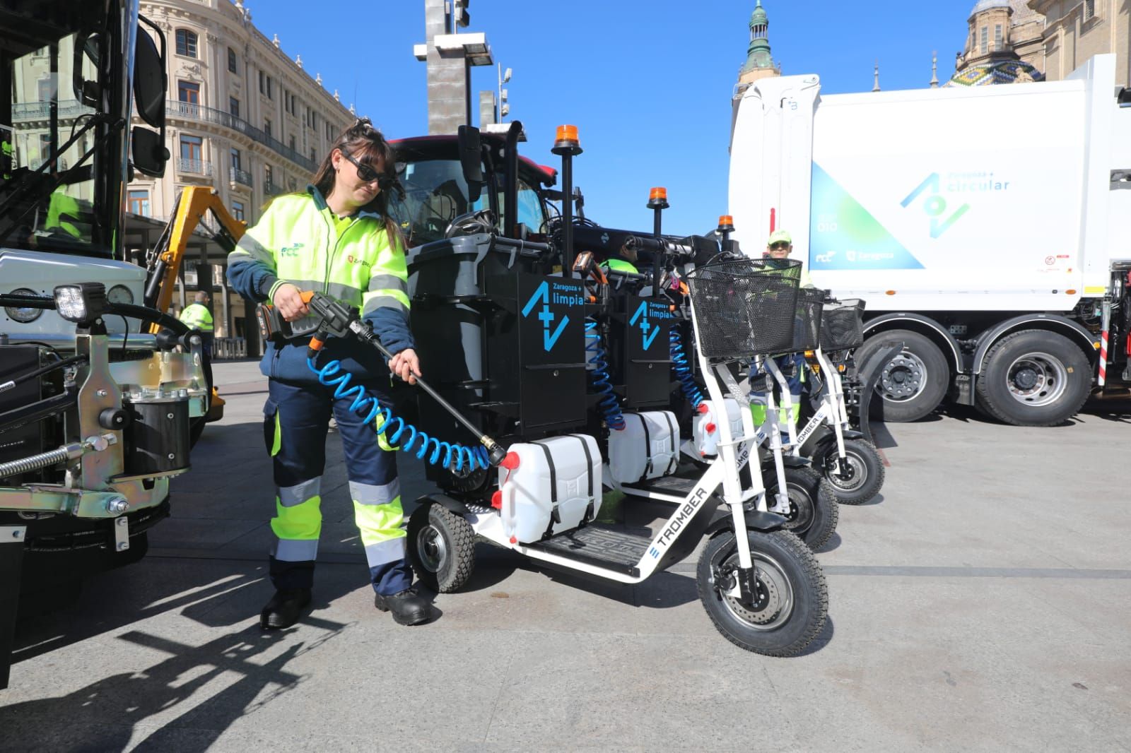 Zaragoza aumentará la limpieza de sus calles