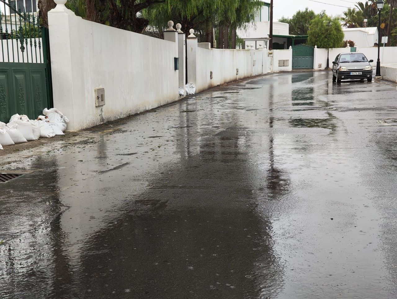 Incidencia de la borrasca 'Hermine' en Lanzarote