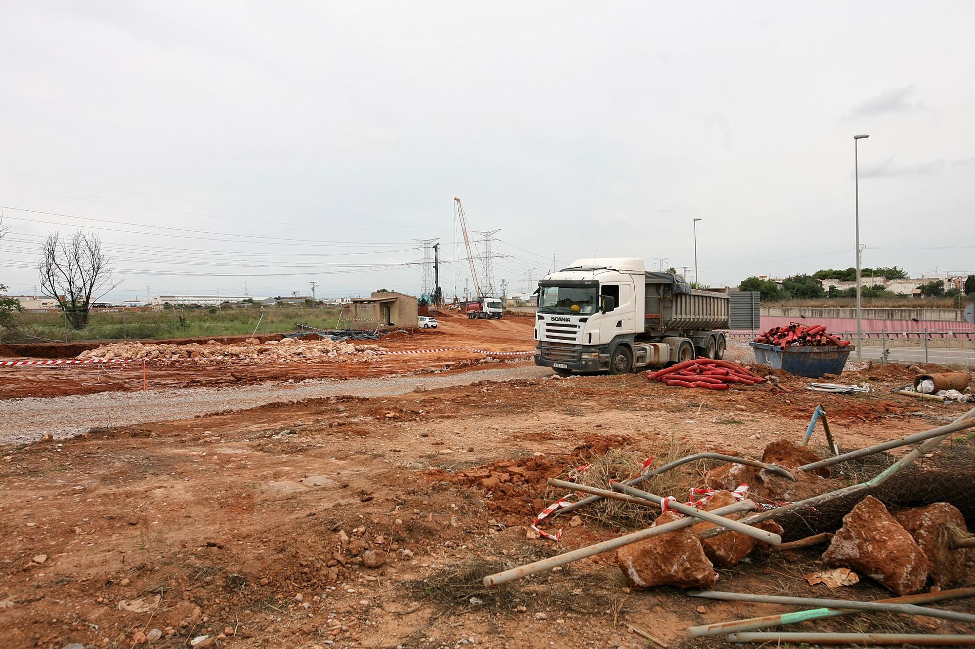 Avanzan los trabajos en la primera fase del acceso ferroviario sur a PortCastelló