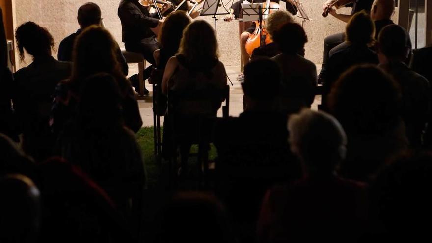 &quot;Young String Quartet&quot;, ayer, durante su concierto.